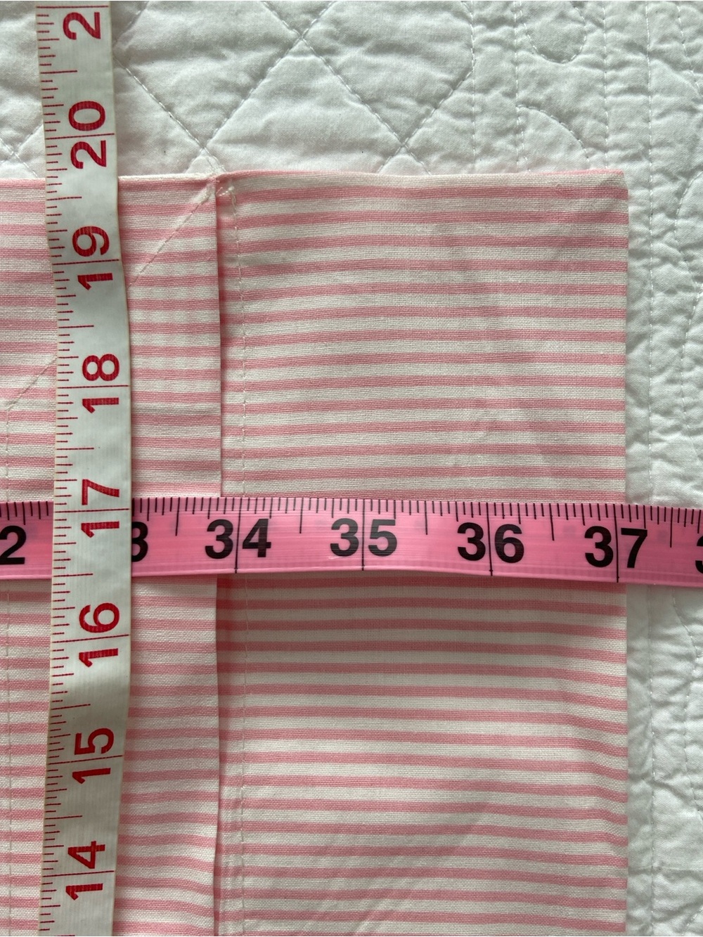 Tessitura Toscana Telerie King Set Sheets And Pillowcases Stripe Pink White NEW - Picture 10 of 14
